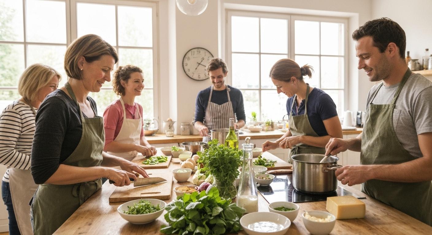 Cours de cuisine à Annecy